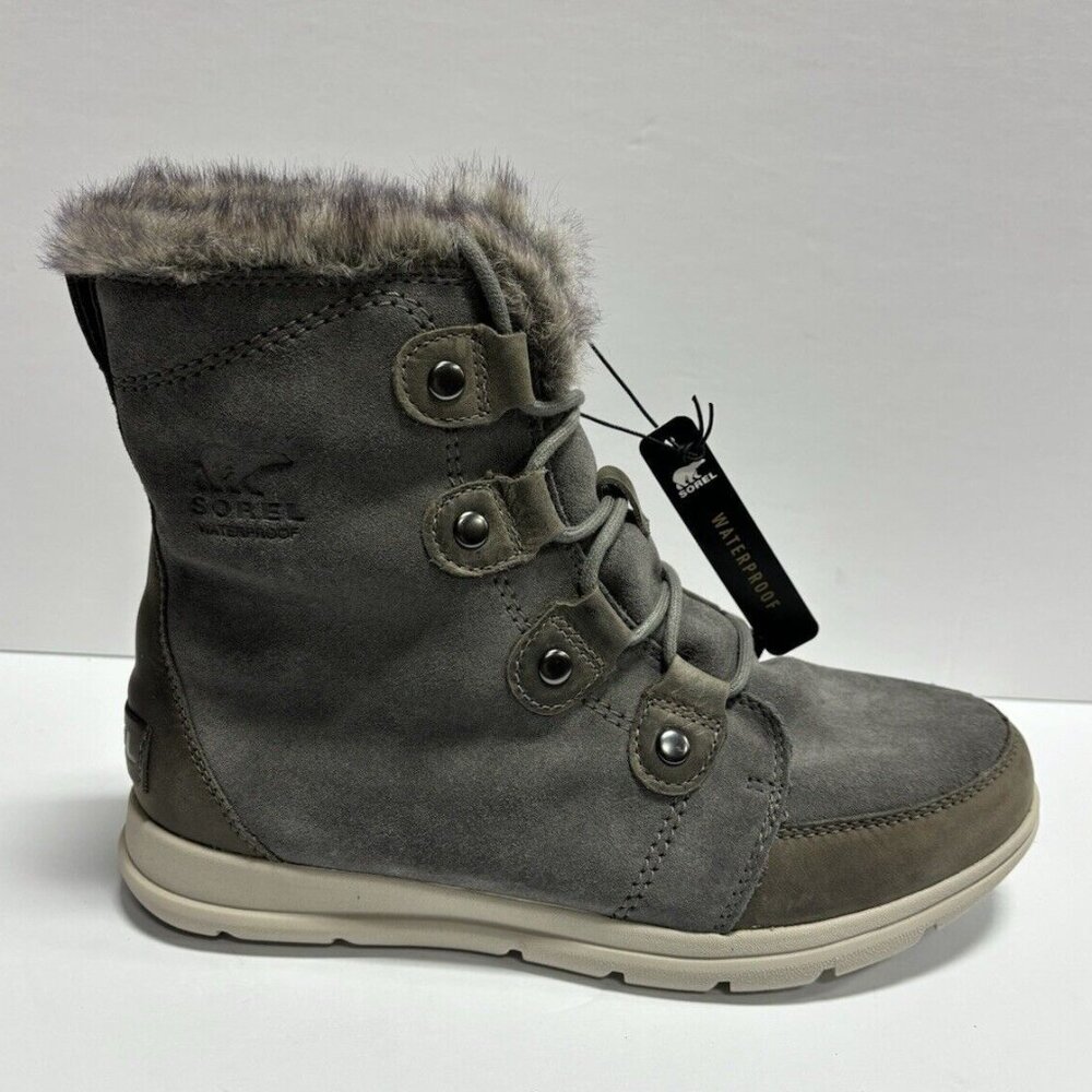 Sorel Women's Explorer Joan, Quarry Winter Snow Boots, Size 10 M